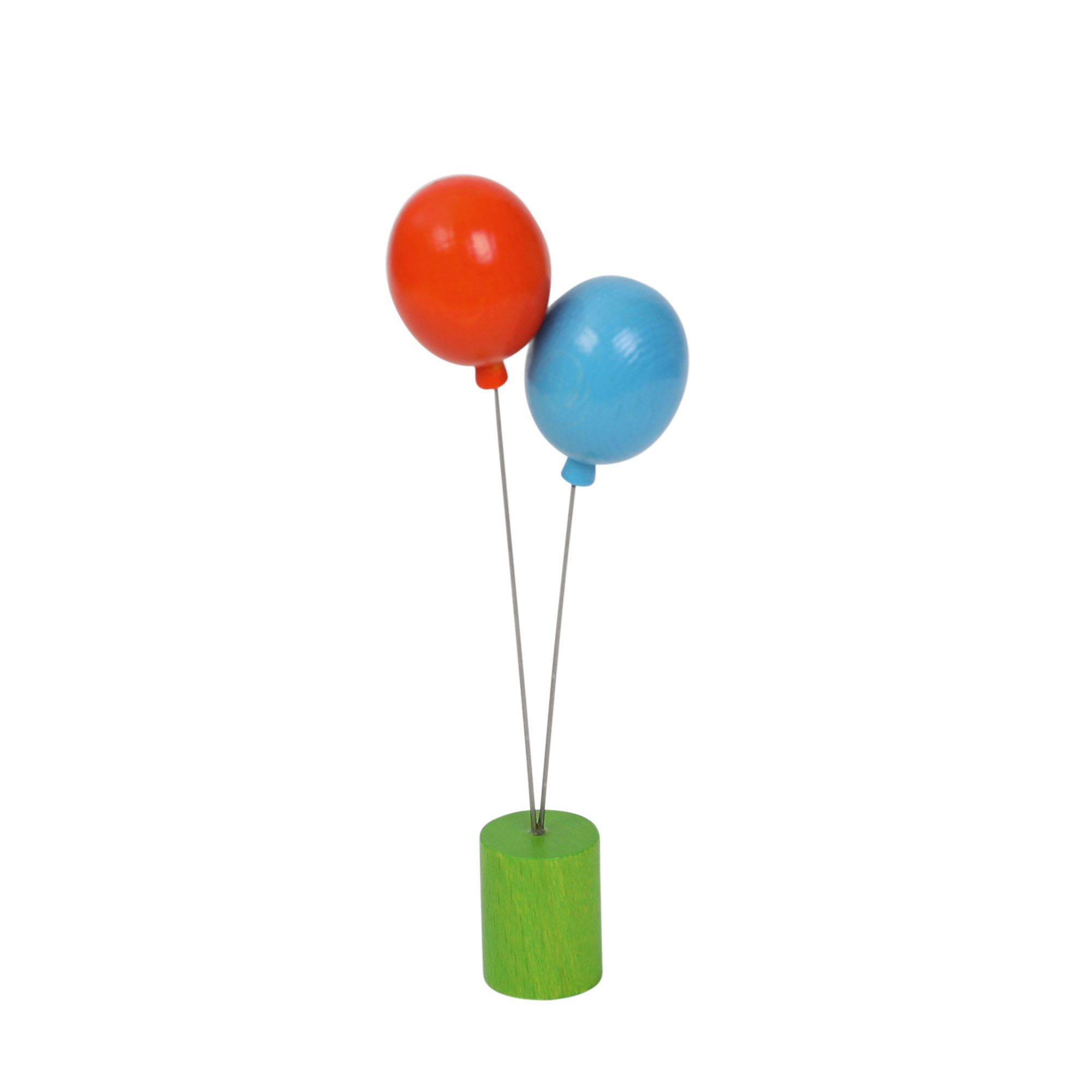 Steker  ballonnen, blauw / rood