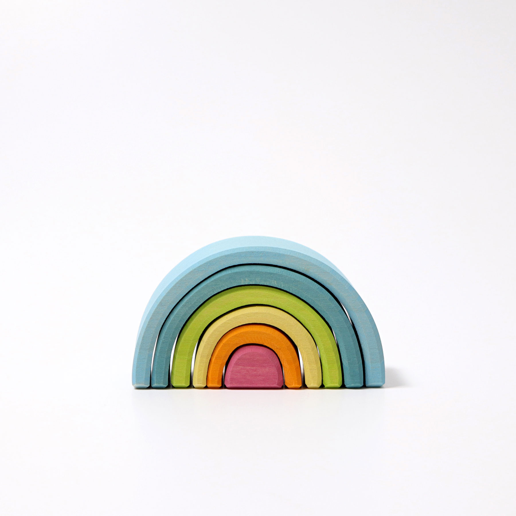 Regenboog 6-delig pastelkleuren klein
